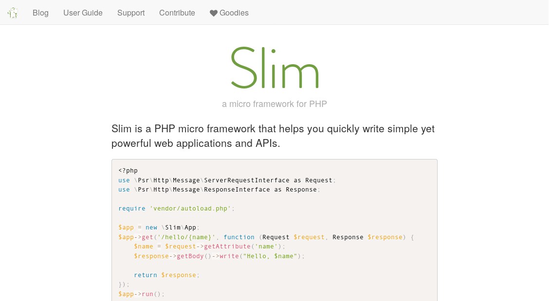 Slim Framework